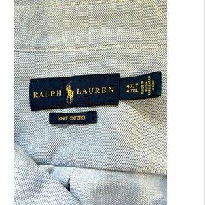 Ralph Lauren 4xlt Gorgeous Blue Long-sleeve Button-down EUC